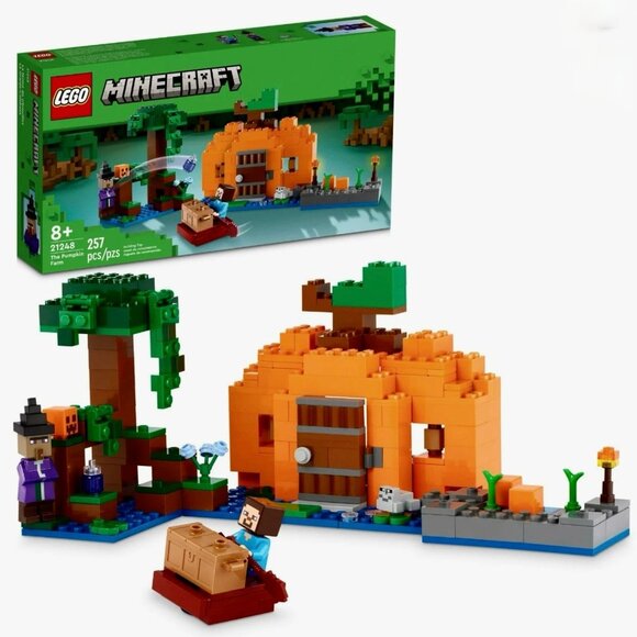 d6a423e0-92bd-4b26-8aec-  New Sealed  Minecraft 21248 The Pumpkin Farm 257 pcs